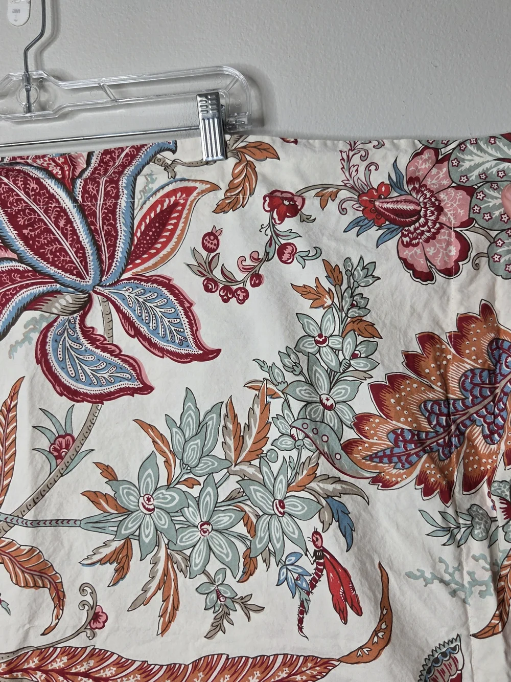 PotteryBarn Diedre Palampore Floral Organic Cotton Set Of 2 Euro Shams